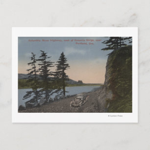 Columbia River, Oregon - Highway West of Oneonta Postkarte