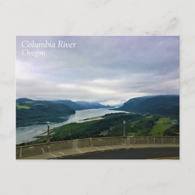 Columbia River, Oregon Postkarte (Vorderseite)