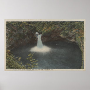 Columbia River, Oregon - Punschschale Poster