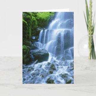 Columbia River Waterfall Fine Foto Karte