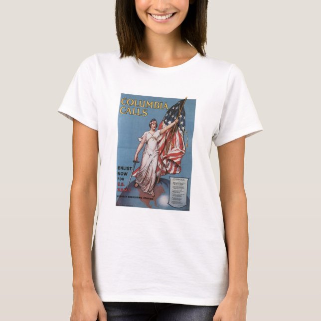 Columbia ruft T-Shirt (Vorderseite)