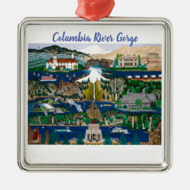Columbia-Schlucht Ornament Aus Metall