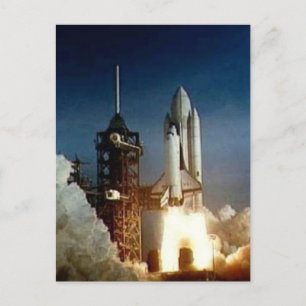 Columbia Shape Shuttle Postkarte