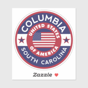 COLUMBIA, South Carolina Aufkleber