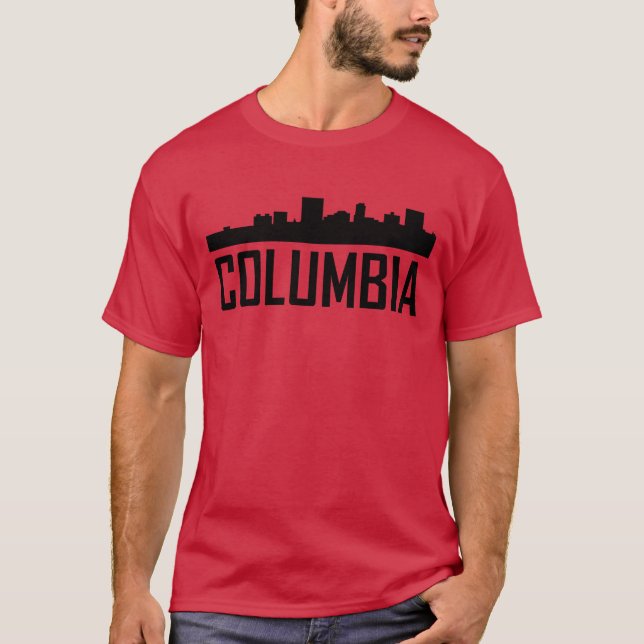 Columbia South Carolina City Skyline friends T-Shirt (Vorderseite)