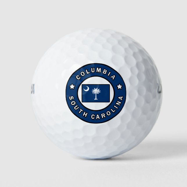 Columbia South Carolina Golfball (Vorderseite)