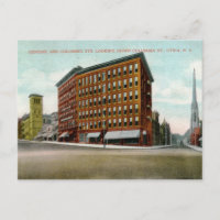 Columbia St., Utica, NY 1909 Vintag