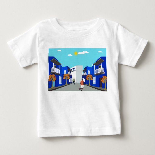 Columbia Street Football Baby T-shirt (Vorderseite)
