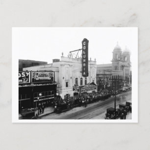 Columbia Theater, Eröffnungsabend Feiertagspostkarte