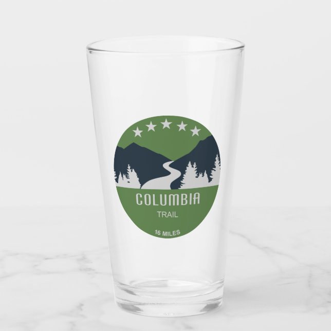 Columbia Trail New Jersey Glas (Vorderseite)
