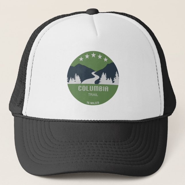Columbia Trail New Jersey Truckerkappe (Vorderseite)