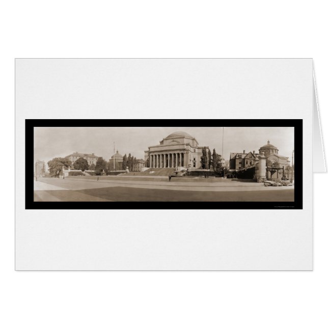 Columbia University NY Foto 1909 (Vorderseite (Horizontal))