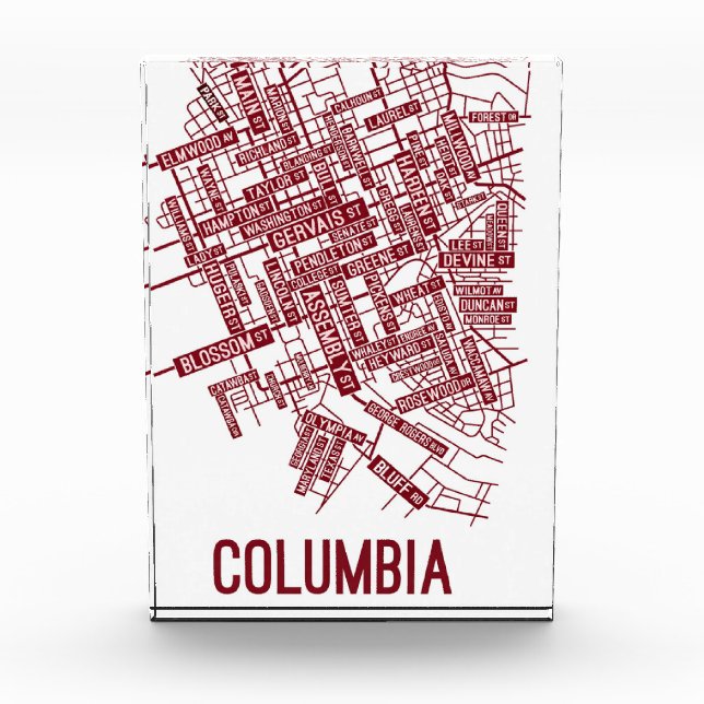 COLUMBIA Urban Blueprint Art Print Fotoblock (Vorderseite)