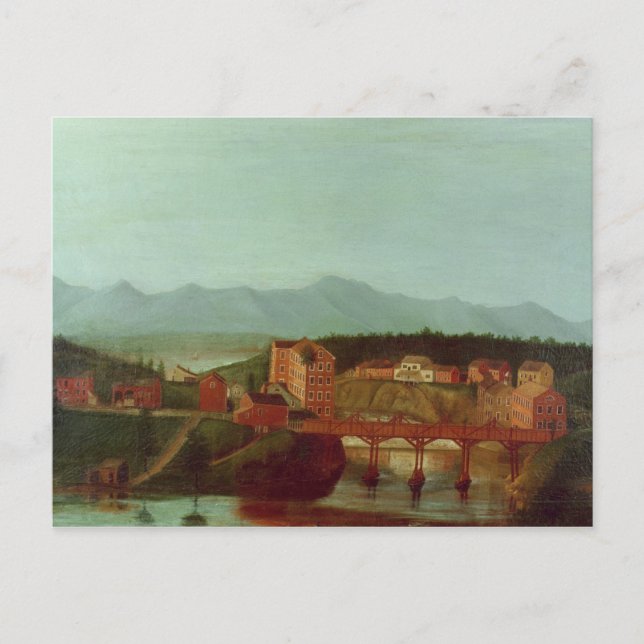 Columbiaville und Stockport Creek bei New Postkarte (Vorderseite)