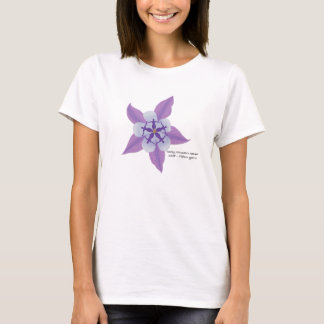 Columbine-Baby - Puppen-Shirt, schwarzer Text T-Shirt