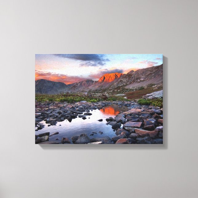 Columbine Basin - Weminuche Wilderness - Colorado Leinwanddruck (Vorderseite)