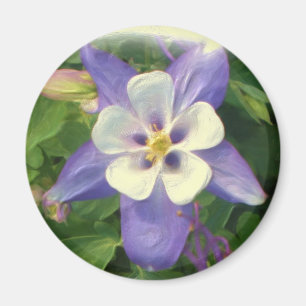 Columbine-Blumenmagnet Magnet
