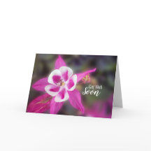Columbine Get Well bald Floral Foto