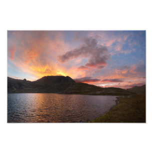 Columbine Lake Sunrise - Weminuche Wilderness Fotodruck