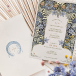 Columbine Morris Viktorianisch Vintage Wedding Folieneinladung<br><div class="desc">Entdecken Sie den Zauber einer Viktorianischen Hochzeit mit dieser eleganten Einladung, die vom legendären Designer William Morris inspiriert wird. Während der Viktorianischen Zeit waren Hochzeiten mehr als bloße Zeremonien; sie symbolisierten die Einheit und das Wachstum, die zwei Leben miteinander verbinden. Die miteinander verflochtene Vegetation und die Blumen in diesem Design...</div>