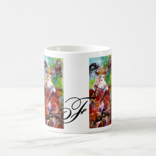 COLUMBINE / Venezianische Masquerall-Monogramm Tasse