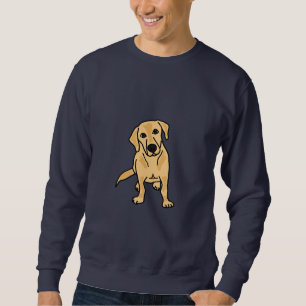 COLUMBIUM niedliches gelbes Labrador-Sweatshirt Sweatshirt