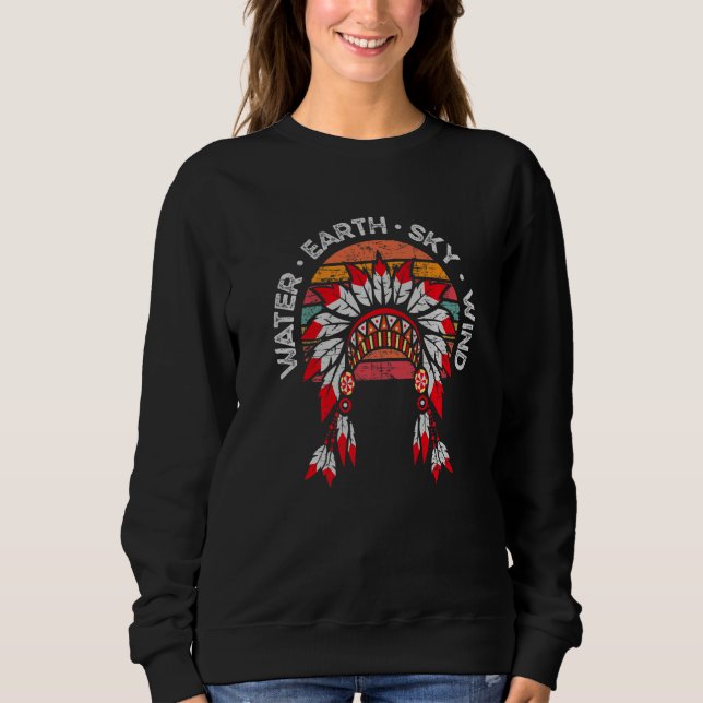 Columbus American Regalia Tribe Ethnic Pride Premi Sweatshirt (Vorderseite)