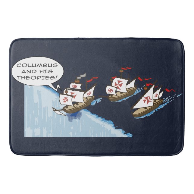 Columbus and his theories badematte (Vorderseite)