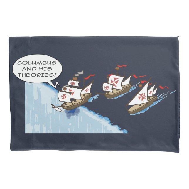 Columbus and his theories kissenbezug (Vorderseite)