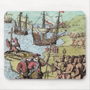 Columbus bei Hispaniola Mousepad