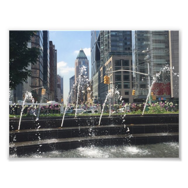 Columbus Circle Architecture New York City NYC Fotodruck (Vorne)