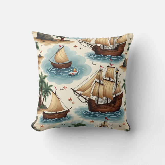 Columbus Day Cushion Kissen (Vorderseite)
