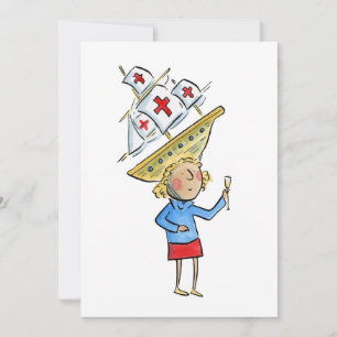 Columbus Day Einladung