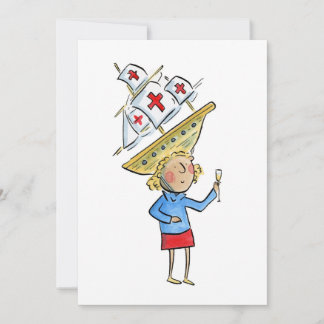 Columbus Day Einladung