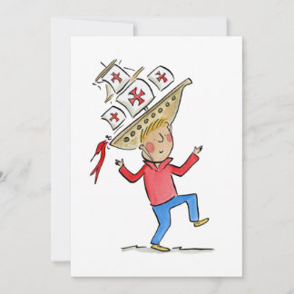 Columbus Day Einladung