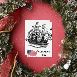 COLUMBUS DAY FOLIENEINLADUNG