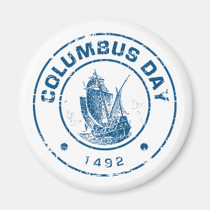 Columbus Day K Magnet