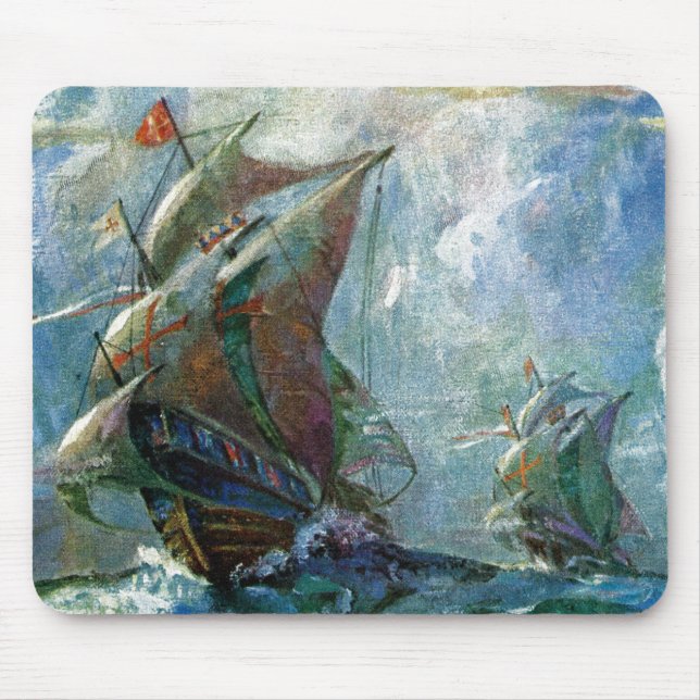 Columbus Day Mousepad (Vorne)