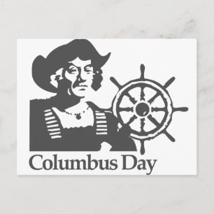 Columbus Day Postkarte