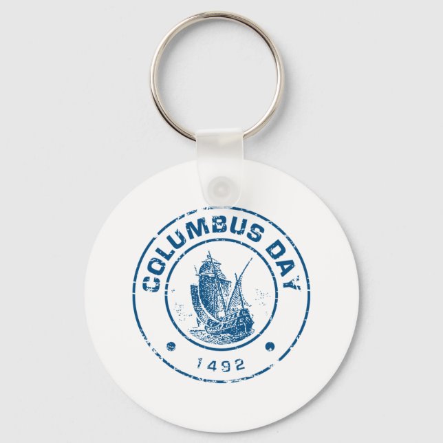 Columbus Day Schlüsselanhänger (Vorderseite)