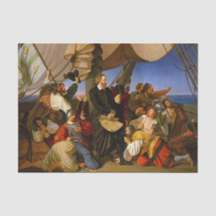 Columbus entdeckt die Küsten Amerikas von Ruben Seidenpapier