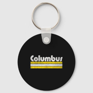 Columbus Fußball Vintage Stadt  Schlüsselanhänger