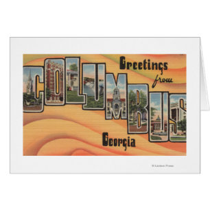 Columbus, Georgia - große Buchstabe-Szenen