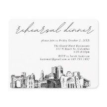 Columbus Hochzeit Elegantes Probe Dinner