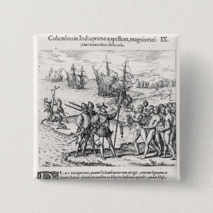 Columbus in, was zuerst Indien genannt wurde Button