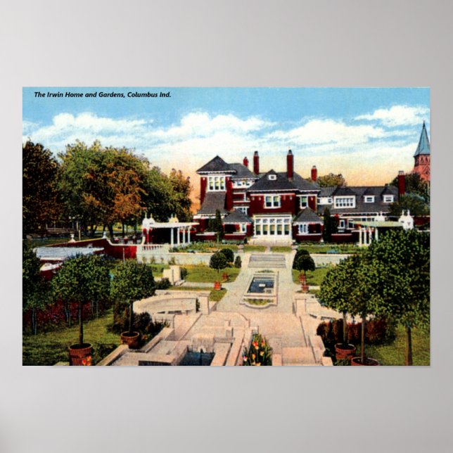 Columbus Indiana The Irwin Family Zuhause Poster (Vorne)