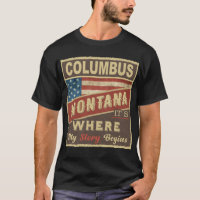 COLUMBUS, MT Hier beginnt meine Geschichte
