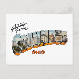 Columbus OH Postkarte