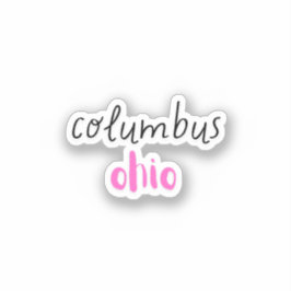 Columbus Ohio Aufkleber