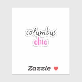 Columbus Ohio Aufkleber